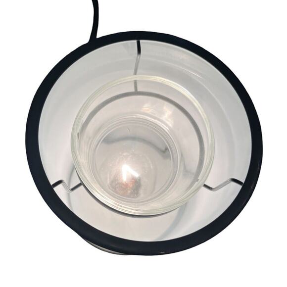 Scentsy Wax Warmer CHEVRONS and SONGBIRDS w/ Cement Base Birds Retired - Picture 5 of 7